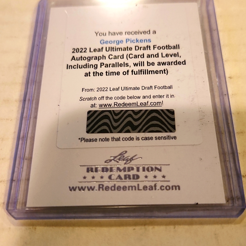 George Pickens Redemption Auto